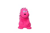 Koirat - Dogman Koiranlelu Vaaleanpunainen Lateksi Siili Vingulla 7.5cm - 333344