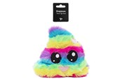 Koirat - Dogman Dog Toy Rainbow Poop Kawaii Plushie Squeaker 20cm - 333400