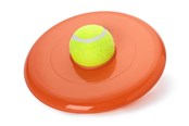 Koirat - Dogman Frisbee Tennispallolla Mix Lajitellut Värit 22cm - 333449