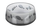 Kissat - Trixie Plastic Bowl for Cats 0.3 l/ø 12 cm Assorted Colours - TX24420