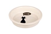 Kissat - Trixie Ceramic Bowl cat 0.25 l/ø 13 cm white - TX24499
