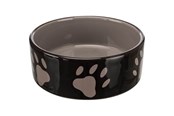 Koirat - Trixie Ceramic Bowl w/ paws 0.8 l/ø 16cm - TX24532