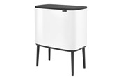 Siivous - brabantia Bo Touch Bin - rubbish bin - 33 L - white - 31 35 23