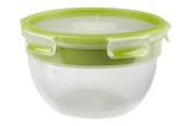 Muut pienet keittiökoneet - EMSA CLIP & GO - food storage container - green clear - 2.6 L - N1071300