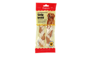 Koirat - Dogman Chicken Strip Braid 2-pack M - 320221
