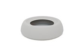 Koirat - Dogman Pehmeä Silikoninen Roiskesuojattu Matkakuppi Harmaa 470ml 17x4.5cm - 359469