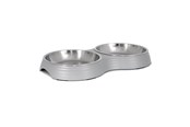 Kissat - Dogman Kaksoisruokakuppi Amy Harmaa 2x200ml - 359455