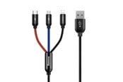 USB kaapelit - Baseus Rapid USB Cable 3in1 Type C / Lightning / M - CAMLT-BSY01