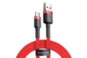 USB kaapelit - Baseus Cafule cable USB-C 3A 1m (Red) - CATKLF-B09