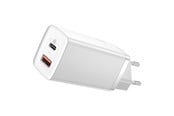 Puhelin - Adapterit & Laturit - Baseus Quick Travel Charger  GaN2 Lite USB+C 65W EU - CCGAN2L-B02