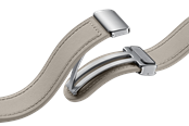 Smartwatch - Lisävarusteet - Samsung Galaxy Watch6 D-Buckle Hybrid Eco-Leather Band (Normal S/M) - Etoupe - ET-SHR94LAEGEU