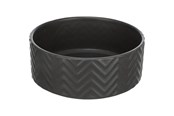 Koirat - Trixie Ceramic Bowl dog 0.9 l/ø 16 cm black - TX25021
