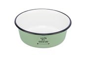 Koirat - Trixie Bowl enamel/stainless steel 0.9 l/ø 17 cm green - TX25212