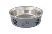 Kissat - Trixie Stainless Steel Bowl 0.4 l/ø 14 cm assorted colours - TX25242