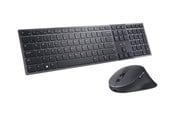 Näppäimistöt - Dell Premier KM900 - keyboard and mouse set - collaboration - QWERTY - US International - graphite - Näppäimistö ja Hiirisetti - Universal - Harmaa - KM900-GR-INT