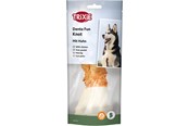 Koirat - Trixie Denta Fun Kanaan kääritty Raakanahkasolmu 15cm 70g - TX31323