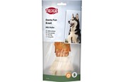 Koirat - Trixie Denta Fun Kanaan kääritty Raakanahkasolmu 18cm 120g - TX31324