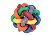 Koirat - Trixie Knotted Ball for Dogs 7cm multi-coloured - 4011905326214