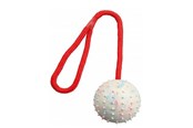 Koirat - Trixie Ball on a Rope ø 7/30cm assorted colours - TX3308