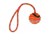 Koirat - Trixie Wavy Ball on a Rope for Dogs ø 6/30 cm orange - TX33724