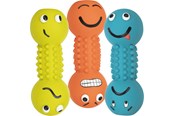 Koirat - Trixie Smiley dumbbell latex 19 cm assorted colours - TX35251