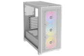 Kotelot - Corsair 3000D RGB AIRFLOW TG - White - Kotelot - Miditower - Valkoinen - CC-9011256-WW