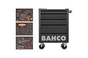 Työkalut - BAHCO værktøjsvogn 26'' Med 5 skuffer Indeholder - 1472K5BKFF3SD