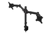Näytön kiinnitys - ENDORFY Atlas Double - stand - for 2 LCD displays - black - EY8F003