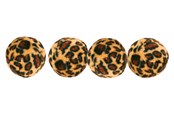 Kissat - Trixie Set of Toy Balls with Leopard Print ø 4 cm - TX4109