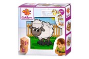 Palapelit - Eichhorn Wooden Block Puzzle Farm Puu - 100005203