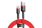USB kaapelit - Baseus Cafule cable USB-C 2A 2m (Red) - CATKLF-C09