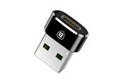 USB kaapelit - Baseus USB-C to USB-A adapter - black - CAAOTG-01