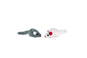 Kissat - Trixie Set of Plush Mice 5cm - TX4503