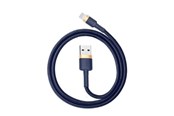 USB kaapelit - Baseus Cafule Lightning cable 2.4A 1m (Gold+Dark blue) - CALKLF-BV3