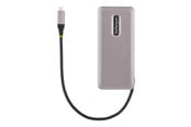 USB hub - StarTech.com 4x USB-C Ports USB 3.1 10Gbps Portable USB C Hub with 100W Power Delivery Pass-Through Portable USB Type C Hub USB hub - 4 porttia - Harmaa - HB31CM4CPD3