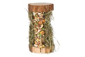 Kanit & Jyrsijät - Trixie Wooden Tower with Mountain Meadow Hay 13 × 17 × 13 cm 110 g - TX60198