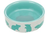 Kanit & Jyrsijät - Trixie Keraaminen kulho pieneläimille Lajitelmavärit Hamsterit 80ml 8cm - TX60731