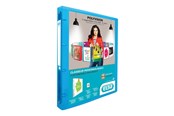 Mapit & Kansiot - Oxford ELBA Polyvision - presentation ring binder - for A4 - capacity: 100 sheets - translucent blue - 100201431