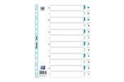 Kansio- ja muovitaskut & Hakemistot - Oxford ELBA StrongLine - divider - for A4 - white - 400021040