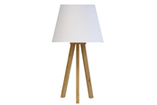 Kirjoituspöytätarvikkeet - Unilux Katy LED lamp white/wood - 400165041