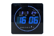 Sisustus - Unilux Flo LED clock black - 400124566