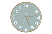 Sisustus - Unilux Baltic Clock green/wood - 400165098