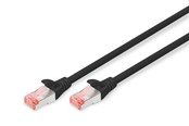 Verkkokaapelit - DIGITUS CAT 6 S-FTP Patch Cord - 3m - Musta - 3m - DK-1644-030/BL