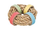 Jyrsijät - Trixie Sea grass ring with paper rings ø 8 cm - TX61826