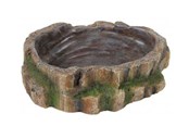 Terraarion sisustus & koristelu - Trixie Water and Food Bowl 18 x 4.5 x 17cm - TX76204
