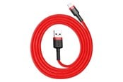 USB kaapelit - Baseus Cafule Cable USB Lightning 1.5A 2m (Red) - CALKLF-C09