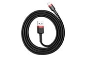 USB kaapelit - Baseus Cafule Cable USB Lightning 2A 3m (Black+Red) - CALKLF-R91