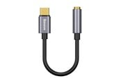 USB kaapelit - Baseus L54 Audio Adapter USB-C + mini jack 3.5mm (Black+Gray) - CATL54-0G