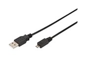 USB kaapelit - DIGITUS - USB cable - USB to Micro-USB Type B - 1.8 m - AK-300110-018-S