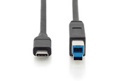 USB kaapelit - DIGITUS USB Type-C to USB Type-B Cable - 1m - AK-300149-010-S